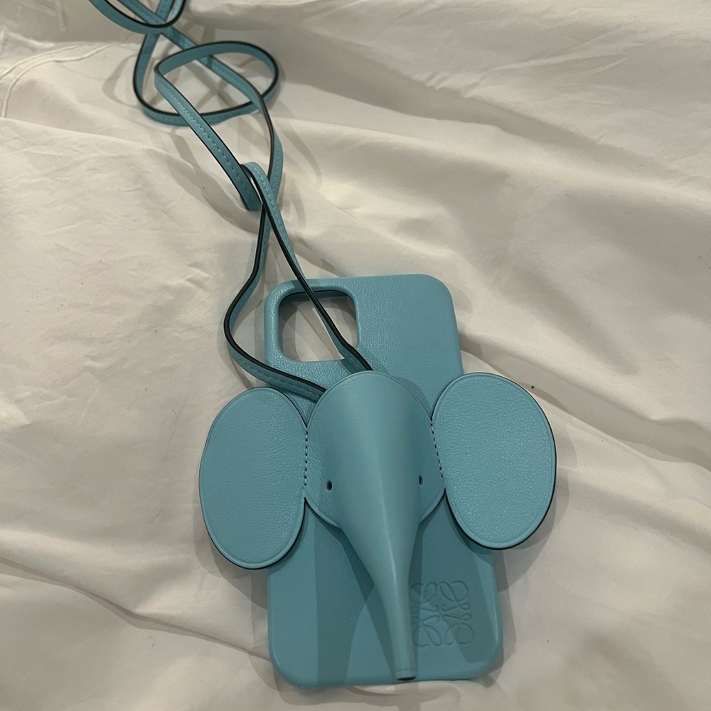 LOEWE iphone 12 elephant phone case with removable strap